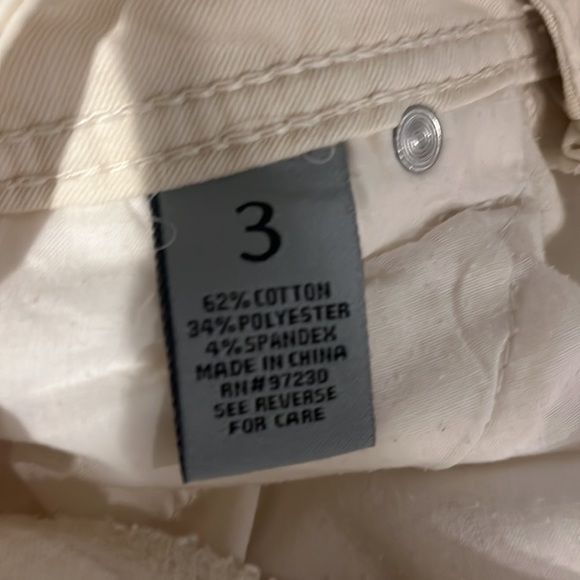 Almost Famous Dionysus pants off white size 3 EUC - Picture 4 of 4